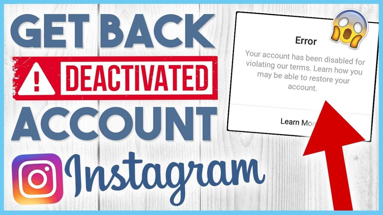 How to recover an Instagram account blocked or deactivated by mistake