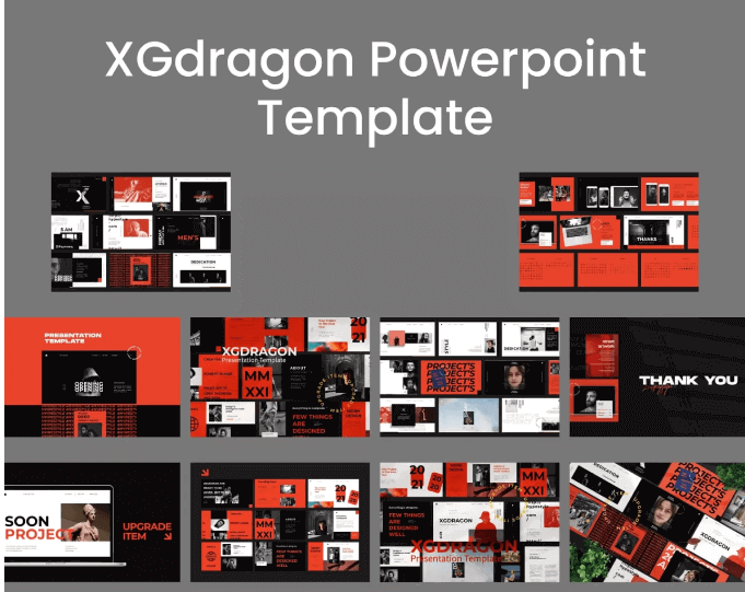 XGdragon PowerPoint Template
